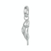 S925 Sterling Silver Platinum Romantic and Warm Tulip Beaded Jewelry Pendants(SCC2886)
