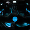 Car 4 in 1 LED Ambient Light Door Decorative Light (Blue Light)