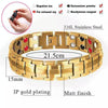 Double Row Magnet Magnetic Therapy Bracelet For Men, Colour: Bronze Full Magnet