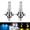 1 Pair H4 DC 12V-24V 12W 1800LM Car LED Fog Light(Yellow Light)