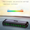 2 PCS One-Click Automatic Hiding Temporary Parking Signs For Cars(White - Green Numbers)