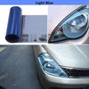2pcs Car Headlight Protective Film Tail Light Film Motorcycle Fog Light Film, Size:30 x 100cm(Fluorescent Yellow)