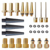 29 in 1 Inflator Adapter French Mouth / US Mouth / UK Mouth Inflation Needle Adapter