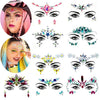 3 PCS  Forehead Green Masquerade Makeup Acrylic Face Sticker