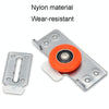 Closet Sliding Door Pulley Fittings Silent Sliding Door Accessories With 8 Screws, Model: Pulley