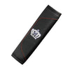 Car Seat Belt Cover Carbon Fiber Leather Auto Seat Shoulder Protection, Style: Black
