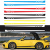 2 PCS/Set D-854 Stripe Pattern Car Modified Decorative Sticker(Blue)
