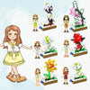 13103 CAYI Flower Garden Bouquet Small Particle Puzzle Building Block Toy