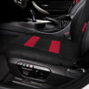 Car Vest Style Double Front Seat Interior Seat Cover(Red)