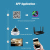 1080P HD WiFi IP Camera Outdoor Security Camera, Night Vision, Motion Detection (UK Plug)