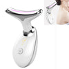 LED Color Light Wrinkle Neck Beauty Instrument (White)