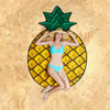 Pineapple Pattern Printed Summer Bath Towel Sand Beach Towel Shawl Scarf, Size: 150 x 150cm