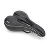 PROMEND SD-565 Hollow Breathable Silicone Bicycle Saddle (Black White)
