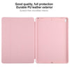 For iPad Air 3 10.5 inch Horizontal Flip Smart Leather Case with Three-folding Holder(Pink)