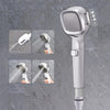 Pressurized Shower Head Four-speed Handheld Shower Set,Style: Electroplating White Filter