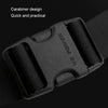 WEPOWER Men Crossbody Bag Multi-Functional Sports Waist Bag Outdoor Small Shoulder Bag(Black)
