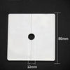 Square Hole Decoration Cover Wall Hole Plug, Style: 1.2cm Hole White