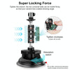 PULUZ Magic Arm Strong Suction Cup Aluminum Alloy Mount(Black)