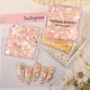 3 Boxes Nail Decorations Shell Sequins Nail Jewelry(01 Golden)