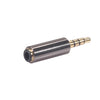 10x 3.5mm Headset Adapters CTIA OMTP Converter Gunmetal Gold