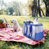 FUNADD Breathable Pet Carrier Bag, Blue - 44x30.5x20.5cm