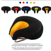 Noseless Bicycle Saddle Mountain Bike Thickened  Soft Cushion(Black)