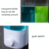 Hotel Bathroom Manual Soap Machine Wall Hanging Paste Transparent Soap, Specification: Double Head