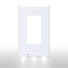 0.5W 110V Night Angel Square Plug Socket Sensor Night Light, White Light Mini Human Body Motion Induction Night Light