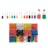 2120pcs /Set 0.5-16MM European Style Tube Type Wiring Cold Press Terminal Set(Terminal Box Package)