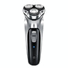 3D Floating Head Electric Shaver Charging Three-blade Wet and Dry Razor(Silver)