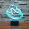 Black Base Creative 3D LED Decorative Night Light, Powered by USB and Battery, Pattern:Diamond Ring
