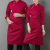Men and Women Hotel Canteen Cake Baker Kitchen Long Sleeve Work Clothes, Size:S(Blue)