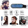 Mini Men Electrical Beard Styling Comb Beard Straightener, Plugs: UK Plug (White)
