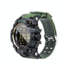 EX16S Sports Smart Watch IP67 Waterproof Outdoor Bluetooth Remote Pedemeter Long Standby (Camouflage Green)