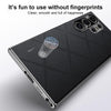 For Samsung Galaxy S25 5G Plain Leather PC Phone Case(Brown)