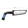 Motorcycle Modification Fixed Wind Wing Rearview Mirror (Black)