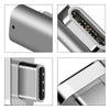 100W USB-C / Type-C Female to 20 Pin Magnetic USB-C / Type-C Male Elbow Adapter (Black)