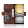 For Realme C75 4G Skin Feel Calf Texture Card Slots Leather Phone Case(Brown)