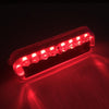 2 PCS LED Solar Decorative Night Vibration Lighting Warning strobe Lamp(Red)