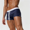 Back Pocket Flat Shorts Summer Beach Swim Shorts for Men, Size:XXL(Gray)