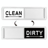 Dishwasher Magnet Clean Dirty Sign Double-Sided Refrigerator Magnet(Silver Love)