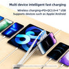 PD 20W +QC 3.0 Wireless Charging+6 Ports Multi-function Charger(EU Plug)