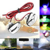 Car Wiper Sprayer Spray Decorative Lamp LED Hood Spray Lights(White)