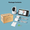 SM650 Wireless Baby Monitor | Night Vision | Temperature Sensor | 2-Way Audio (US Plug)