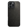 For iPhone 11 Pro Litchi Texture TPU Black Lens Frame Phone Case(Black)