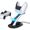 OIVO IV-P5234 Gamepad Aircraft Two-Seater Charger For PS5(Black)