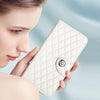 For Redmi K70 Ultra 5G Global Rhombic Texture Flip Leather Phone Case with Lanyard(White)