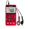 Retekess V-112 Mini Portable 1.5 inch LCD Display FM Radio with Lanyard & Earphone(Red)