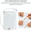 10L Outdoor Camping Portable Folding PVC Bath Water Bag(White)