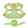 Reflective Dog Harness M Green - BL-867 Chest Straps